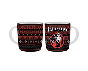 New Bone China Harley Quinn Ugly Christmas Design Barrel Coffee Mug 400mL