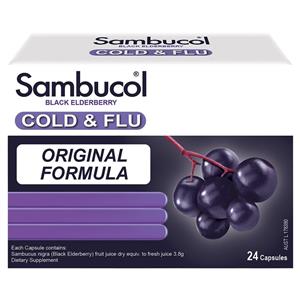 Sambucol Cold & Flu 24 Capsules