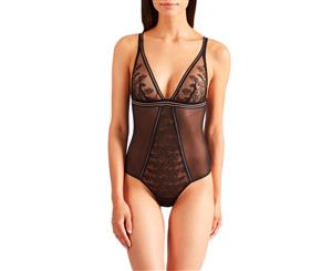 Aubade PC86 Jardin Ephemere Black Embroidered Non-Padded Non-Wired Body