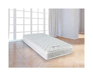 PALERMO Single Luxury Latex Pillow Top Topper Spring Mattress