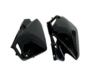 UFO Plastic SIDE PANELS Honda Motor Bike CR85 2003-2007 Model BLACK