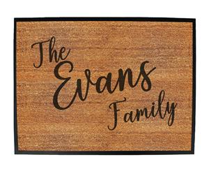 the family evans - Funny Novelty Birthday doormat floor mat floormat