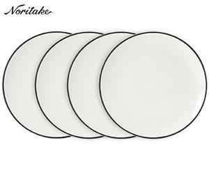 4 x Noritake Colorwave Coupe Salad Plate - Graphite