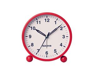 Creative Student Metal Alarm Clock - Red