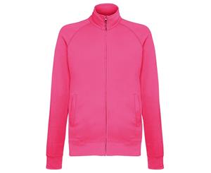 Fruit Of The Loom Mens Lightweight Full Zip Sweatshirt Jacket (Fuchsia) - RW4500