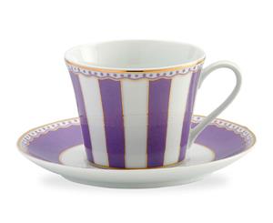 Noritake Carnivale Cup & Saucer Set - Lavender