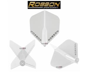 Robson - Plus Moulded - Standard Dart Flights - White