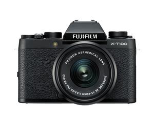 Fujifilm X-T100 Digital Cameras with XC 15-45mm f/3.5-5.6 OIS PZ Lens - Black