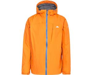 Trespass Mens Hilmanii Hooded Waterproof Windproof Zip Jacket Coat - SUNRISE