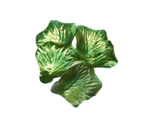 240 Metallic Green Rose Petals 5x5cm Weddings Valentines Day Party Theme