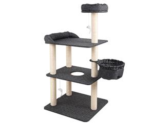 132cm Multi Level Cat Tree Trees Scratching Post Scratcher Tower Condo House Furniture