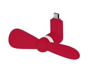 Bullet Airing Micro Usb Fan (Red) - PF1565