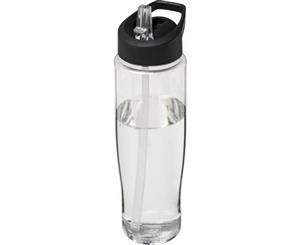 H2o Tempo Spout Lid Sport Bottle (Clear/Black) - PF2940