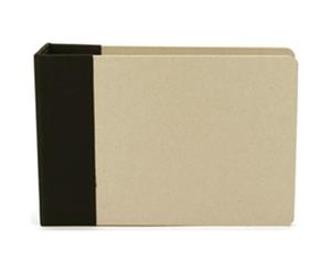 American Crafts Modern D-Ring Album 6&quotX6"-Black