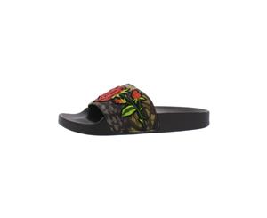 Steve Madden Womens Patches Slide Sandals