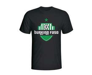 Burkino Faso Country Logo T-shirt (black)